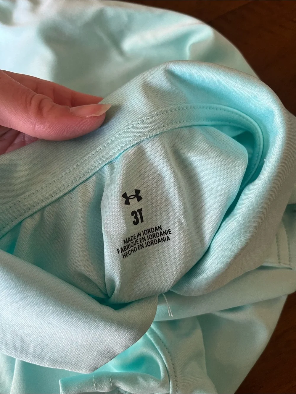 NWT Under Armour Light Blue Polo Top with Gray Athletic Shorts Set